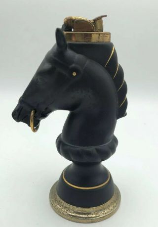 Evans Horse Decorative Table Lighter Unique Collectible Vintage Antiq