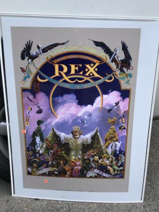 Rex 2006 Orleans Mardi Gras Krewe Favor Lithograph Poster Proclamation