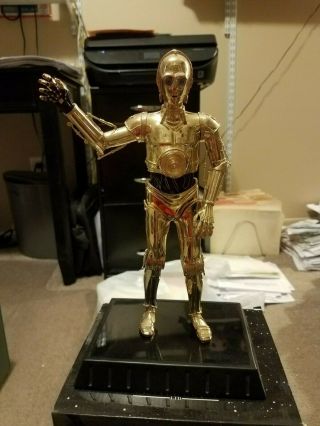 Star Wars Gentle Giant 2005 Gold - Plated C - 3po 2,  506 / 3,  000 1/6 Scale Statue