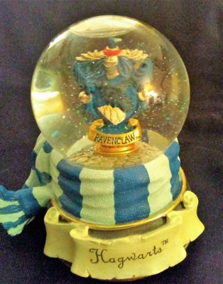 Harry Potter Ravenclaw House Wind Up Musical Snow Globe W/ Music Box