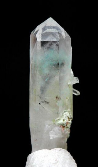 Rare Ajoite Quartz Crystal Cluster Mineral Specimen Messina Copper Mine S.  Africa