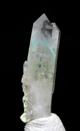 RARE Ajoite Quartz Crystal Cluster Mineral Specimen Messina Copper Mine S.  Africa 2