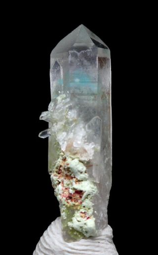 RARE Ajoite Quartz Crystal Cluster Mineral Specimen Messina Copper Mine S.  Africa 3