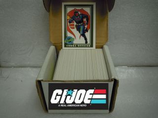 Vintage Gi Joe 1991 Trading Complete Set 200 Card Set Series 1 Impel Hasbro