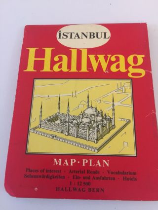 Istanbul Hallwag Map Turistik Plan