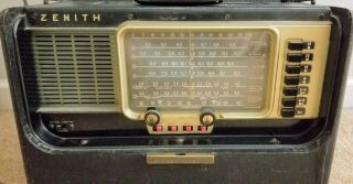 Zenith Trans Oceanic AM Shortwave L 600 1950 ' s 2