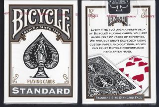 12 Decks Black Bicycle Rider Back Playing Cards Usa On 2nd Brick