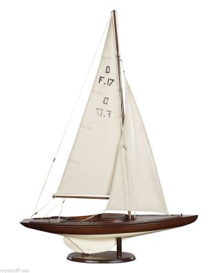 Authentic Models As078f Dragon Olympic Sail Racer Model Sailboat