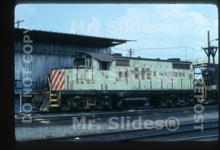Slide Ns Norfolk Southern Railway Gp18 14 Atlanta Ga 1974