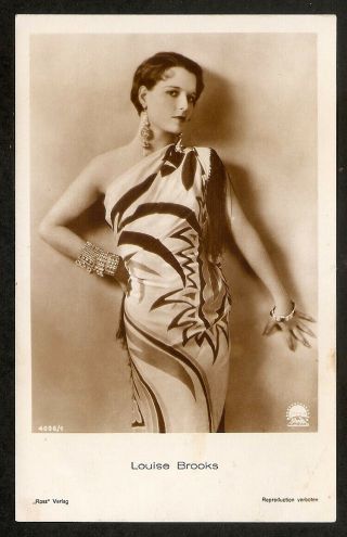Louise Brooks Postcard Carte Postale Real Photo Card Ross 1920s,  2 Modern