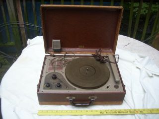 Vintage " Recordette " Wilcox - Gay Corp.  Model 8j10 Record Cutter,  Am Radio,  C.  1936
