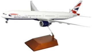 Airplane British Airways Boeing 777 - 300 14.  5 " Die - Cast Model Aircraft