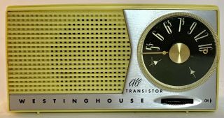 Vintage Westinghouse Model H - 612p5 Transistor Radio