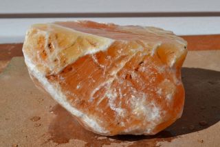 Utah Honeycomb Calcite Stone Cabbing Slabbing Display Carving
