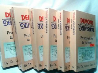Dr.  Lester Sumrall: Demons & Deliverance - Principalities & Powers Ii: 6 Vhs (pal)