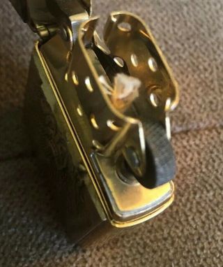 Zippo Lighter Harley Davidson Viking Keychain Solid Brass Gift Set 110 HD110 4