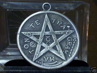 Aleister Crowley " Tetragrammaton " Pentacle Of Faust  Elphas Levi " Sterling