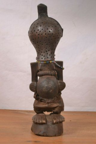 African Tribal Art,  Songye Fetish Statue From Kongolo Drc.