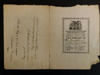 Independence Ball Invitation July 4,  1831