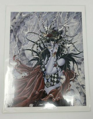 Domino By Nene Thomas Print 8.  5 X 11 Fantasy Art Fairy Mythical Exotic