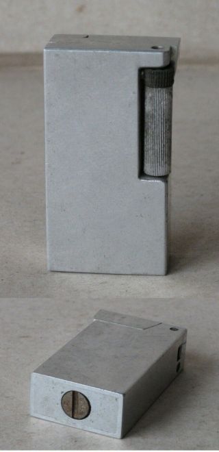 Old Aluminium Petrol Cigarette Lighter / Functional / 1930s
