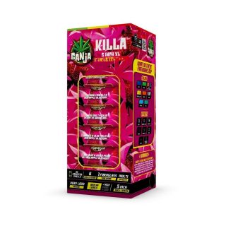 (6 Pack Box) Ganja Killa,  Full Set Of Xl 5 " Inch Canisters Fireworks Label