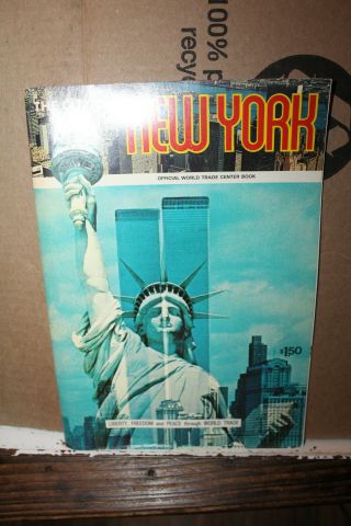 Vintage 1976 The City Of York Official World Trade Center Book Ny Rare