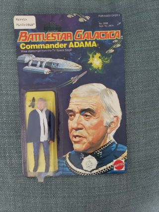 1978 Mattel Battlestar Galactica COMMANDER ADAMA MOC 10 Back 2