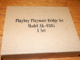 AUTHENTIC 1973 PLAYBOY PLAYMATE BRIDGE SET PLAYING CARDS NOS 2