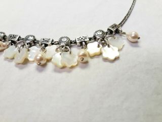 Set of Matching Brighton Pearl & Mother of Pearl Necklace and Bracelet - 41919a 3