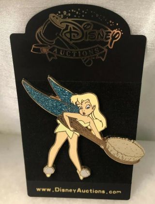 Disney Le 100 Tinker Bell Day Of Beauty With Brush Jumbo Pin