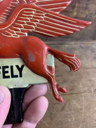 Mobil Pegasus License Plate Topper/Sign Real And 4