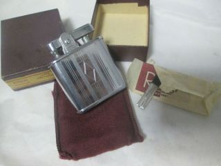 Vintage Ronson Whirlwind Lighter 6430 Boxed Papers
