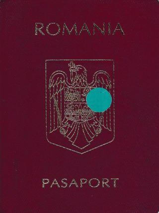 Romania,  1995,  Vintage Expired Passport / Jewish Person - Visas: Uk,  Israel