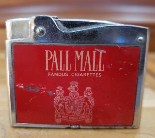 Vintage Pall Mall Famous Cigarettes Continental Brand Lighter