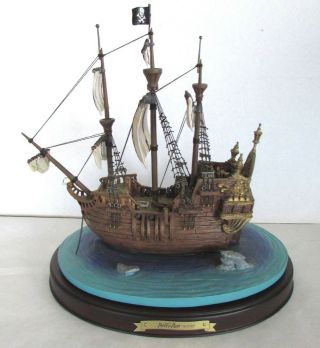 Jolly Roger Pirate Ship - Peter Pan - Wdcc Enchanted Places - Captain Hook
