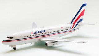 Inflight 200 If732cr001 1/200 Lacsa Boeing 737 - 200 N271lr With Stand