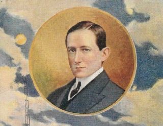 R.  Atkinson Fox,  Guglielmo Marconi - Wireless,  Ocean,  Moon,  Small Print 1920 ' s 3