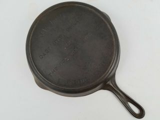 Victor Griswold No.  8 Cast Iron Skillet 722 w/Heat Ring 2