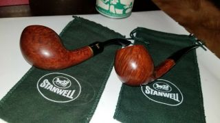 Stanwell Denmark Nordic Smooth Estate Pipes With Socks.