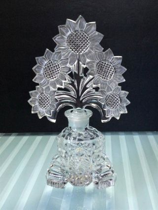 Vintage Usa Irice Art Glass Vanity Perfume Bottle Irving W Rice Co York City