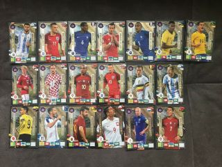 Panini Adrenalyn Xl Road To World Cup 2018 Limited Edition Set X 19