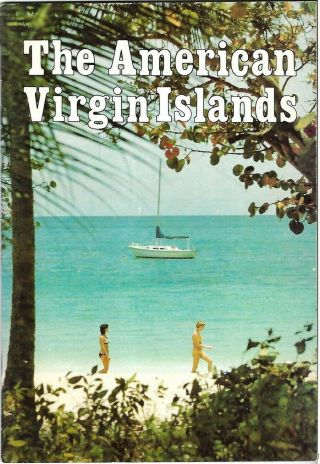 1976 American Virgin Islands Photo Guide Charlotte Amalie St.  Croix Frederiksted
