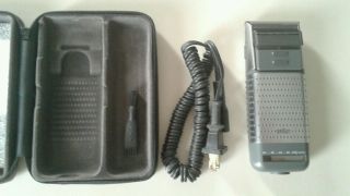 Vintage BRAUN 5470 3550 Rechargeable Electric Shaver Razor w/Case EXC COND 2