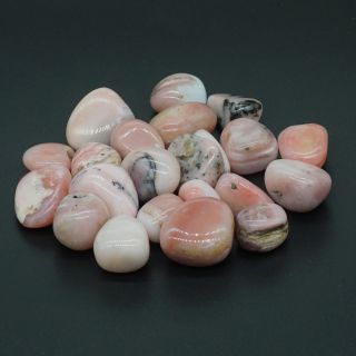 Natural Polished Gems Tumbled Pink Opal Stone Wicca Reiki Crystal Healing Decor 2
