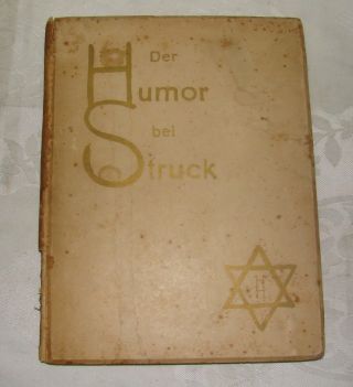 Jewish Judaica Der Humor Bei Struck 1916 Book German Berlin Poetry Art Work
