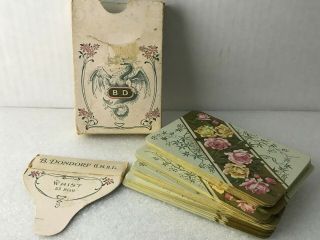 Antique WHIST - KARTEN no.  160 PLAYING CARDS B.  DONDORF G.  M.  B.  H. 2