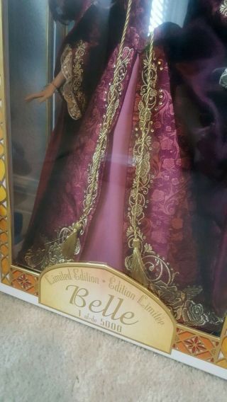 Disney Store Winter Belle Limited Edition 17 Inch Doll Beauty And The Beast 3
