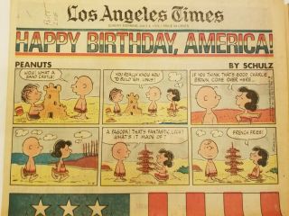 Los Angeles Times and Herald Examiner Bicentennial Newspapers July 4,  1976 5