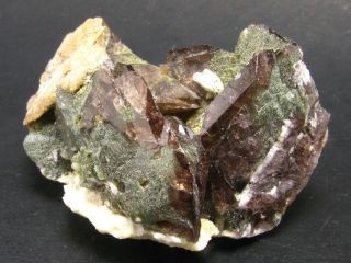 Gem Quality Axinite Cluster From France 2.  2 "